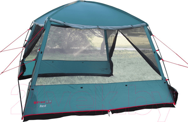 Изображение товара Туристический шатер BTrace Rest / T0466 (зеленый/серый)