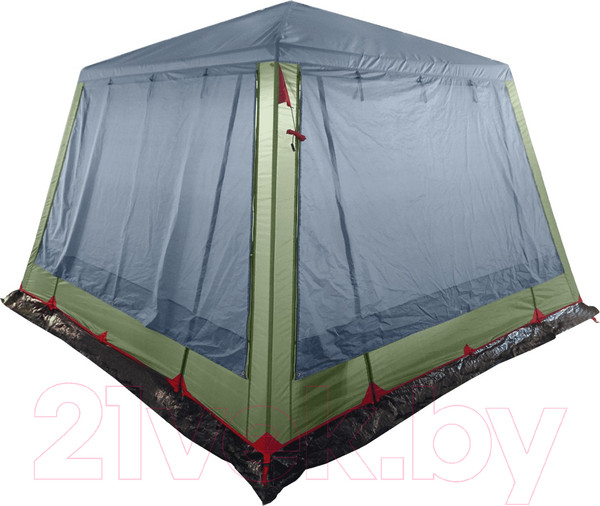 Изображение товара Туристический шатер BTrace Grand / T0501 (зеленый/бежевый)