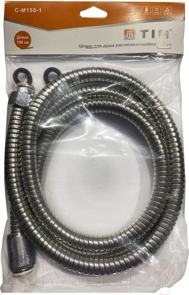Изображение товара Душевой шланг Tim 1/2" 150см / C-M150-1 