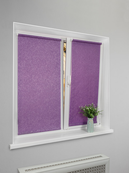 Изображение товара Рулонная штора Lm Decor Жаккард LM 66-24 200х185 (фиолетовый)