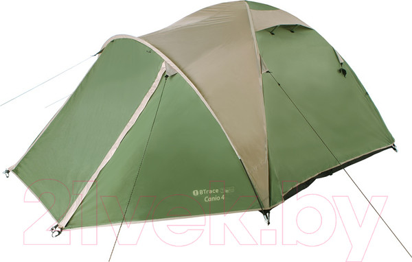 Изображение товара Палатка BTrace Canio 4 / T0249 (зеленый/бежевый)