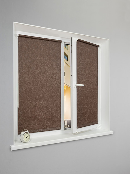 Изображение товара Рулонная штора Lm Decor Жаккард LM 66-28 220x185 (коричневый)