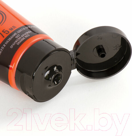 Изображение товара Акриловая краска Brauberg Art Classic / 191080 (75мл, оранжево-красная)