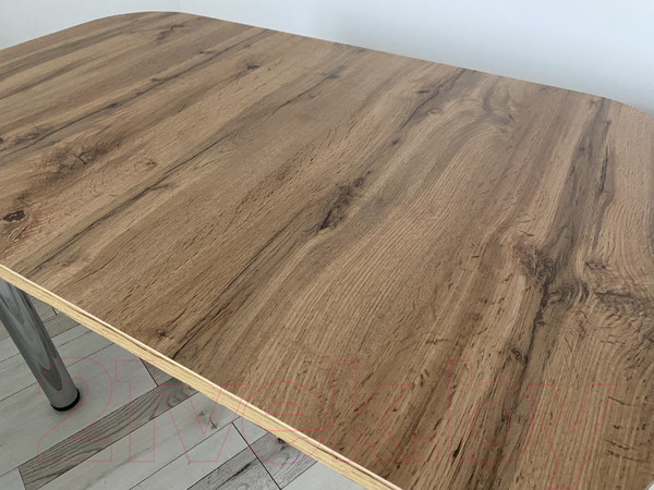 Изображение товара Обеденный стол Senira Р-001-01 (дуб вотан/хром)