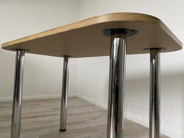 Изображение товара Обеденный стол Senira Р-001-01 (дуб вотан/хром)