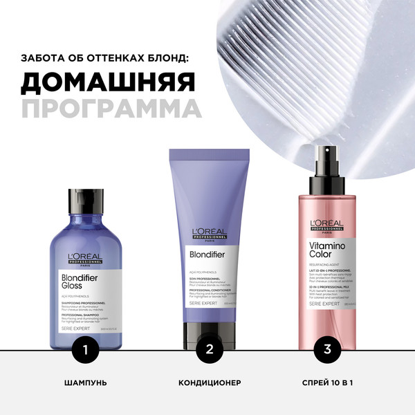 Изображение товара Тонирующий кондиционер для волос L'Oreal Professionnel Serie Expert Blondifier (200мл)
