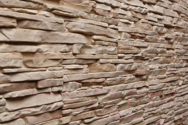 Изображение товара Декоративный камень бетонный Petra Спарта 05П2 (бежевый/светло-коричневый)