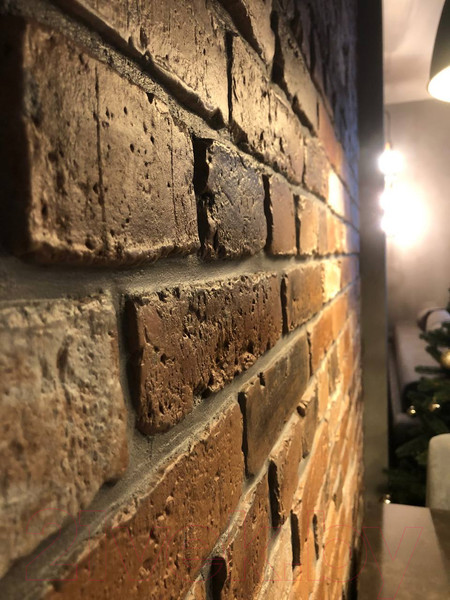 Изображение товара Декоративный камень бетонный Petra Скандинавский кирпич 10П2 (охра/белый/серый)