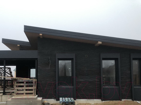 Изображение товара Декоративный камень бетонный Petra Клинкерный кирпич 16П6 (графит)