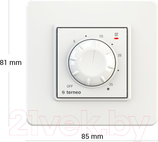 Изображение товара Терморегулятор для климатической техники Terneo Rol (белый)