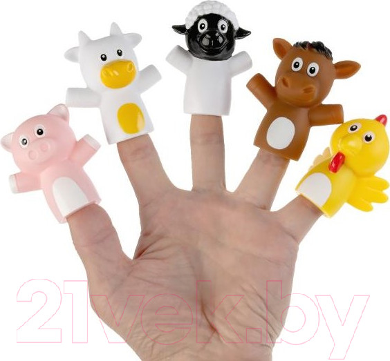 Изображение товара Набор пальчиковых кукол Капитошка Домашние животные / LXFHA02-2019