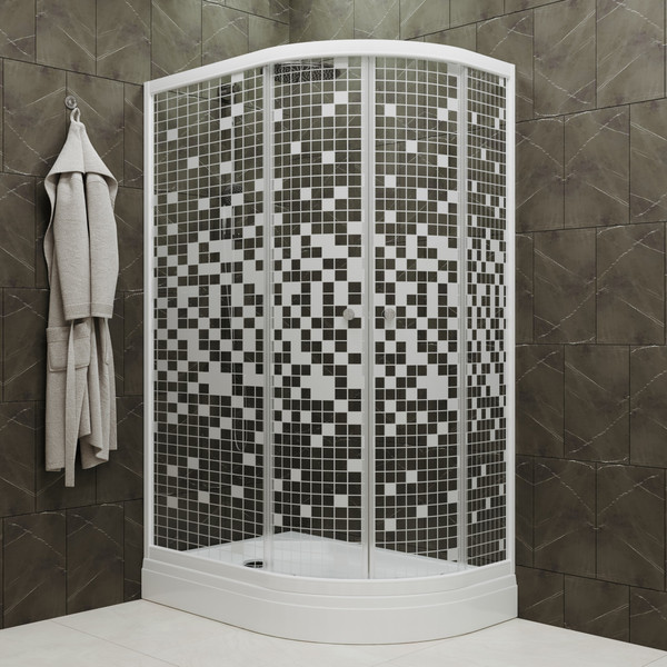 Изображение товара Душевой уголок Triton Коралл А Мозаика 120x80 L