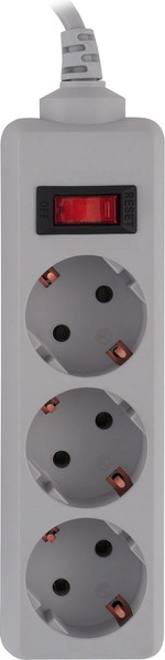 Изображение товара Сетевой фильтр Buro 300SL-1-G (серый)