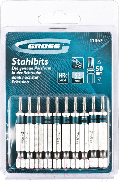 Изображение товара Набор бит Gross Torx 11467