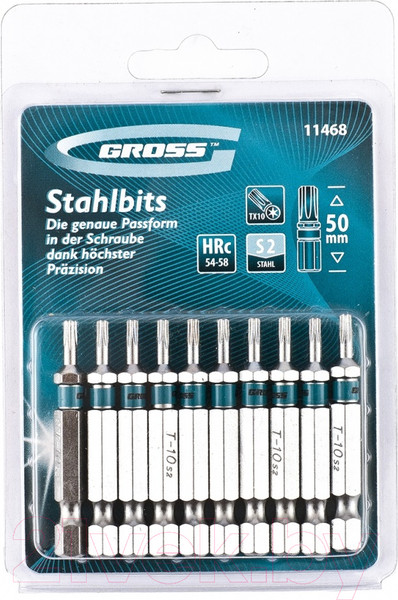 Изображение товара Набор бит Gross Torx 11468