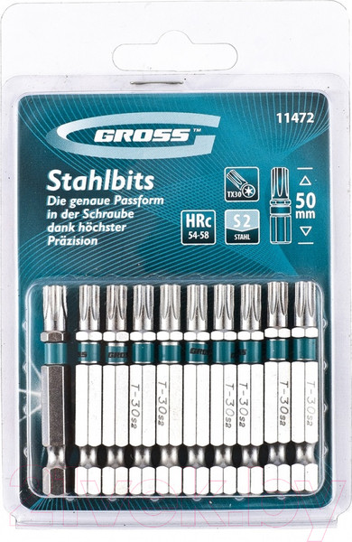 Изображение товара Набор бит Gross Torx 11472