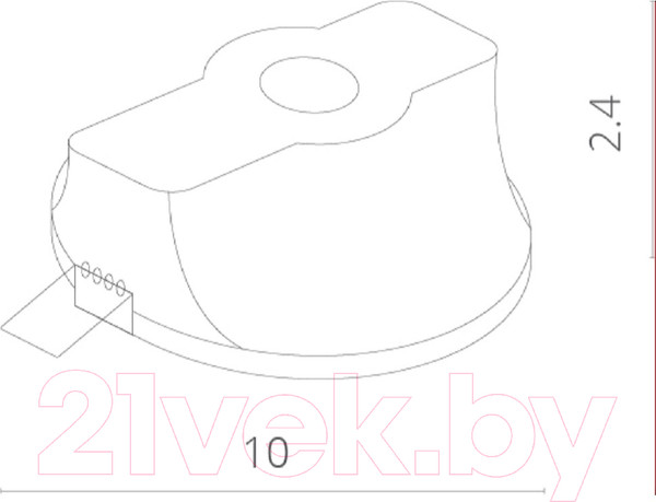 Изображение товара Точечный светильник Arte Lamp Invisible A9210PL-1WH