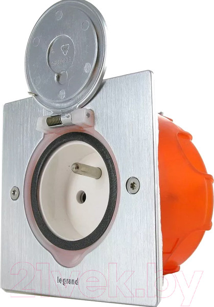 Изображение товара Блок розеточный Legrand 89701 (нержавеющая сталь)