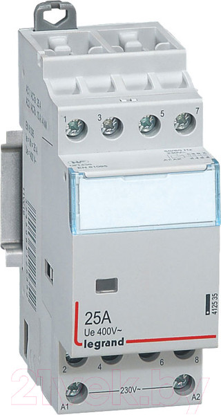 Изображение товара Контактор Legrand CX3 25А 4NO 230VAC 2M / 412535