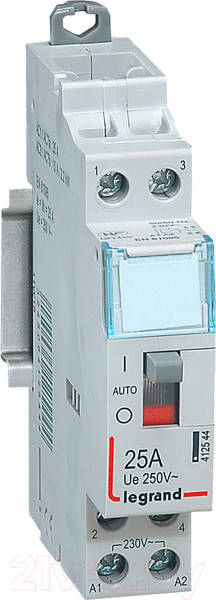 Изображение товара Контактор Legrand CX3 25А 2NO, 250VAC 1M / 412544