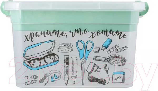 Изображение товара Контейнер для хранения Полимербыт Важные мелочи / 80902 (6.5л)