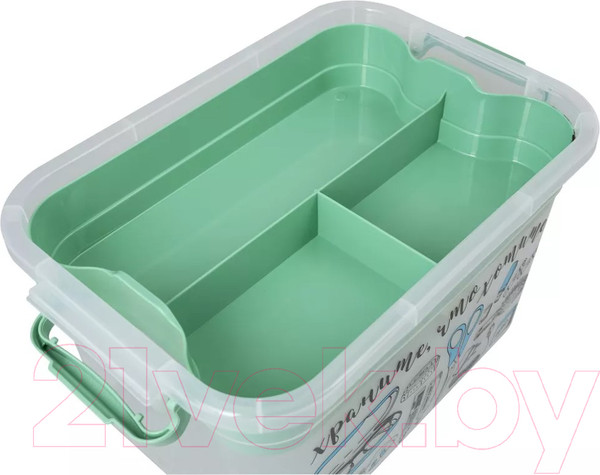 Изображение товара Контейнер для хранения Полимербыт Важные мелочи / 80902 (6.5л)