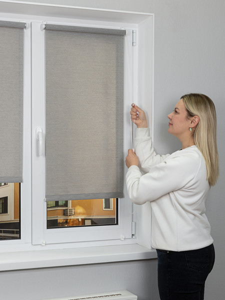 Изображение товара Рулонная штора Lm Decor Шайн LM 42-02 220x185 (серый)