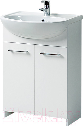 Изображение товара Тумба с умывальником Акваль Карина + Палермо 60