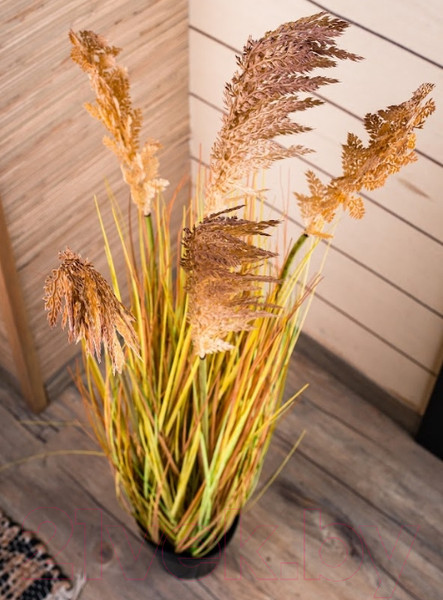 Изображение товара Искусственное растение Merry Bear Home Decor Микс трава-тростник желтеющий / KD3406-109-22