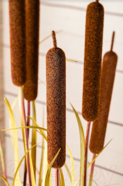 Изображение товара Искусственное растение Merry Bear Home Decor Микс трава-рогоз желтеющий / KD4053-135-22