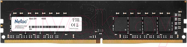 Изображение товара Оперативная память DDR4 Netac NTBSD4P26SP-16