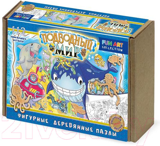 Изображение товара Пазл Нескучные игры Fun Art Подводный мир / 8372