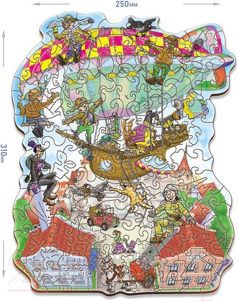 Изображение товара Пазл Нескучные игры Fun Art Полет на шаре / 8371