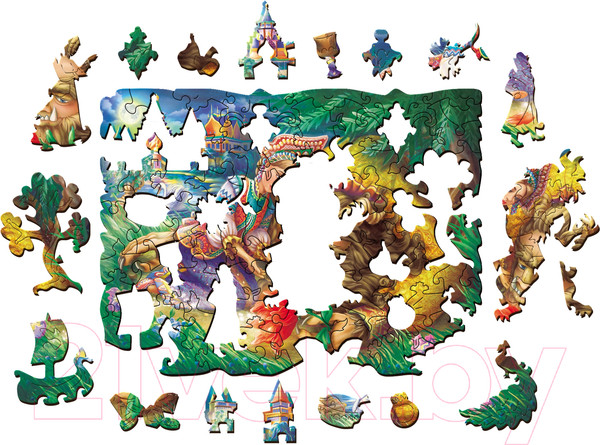 Изображение товара Пазл Нескучные игры Страна Сказок. Аленький цветочек / 8382