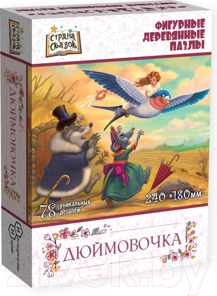Изображение товара Пазл Нескучные игры Страна Сказок. Дюймовочка / 8321