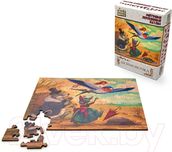 Изображение товара Пазл Нескучные игры Страна Сказок. Дюймовочка / 8321