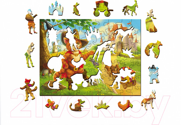 Изображение товара Пазл Нескучные игры Страна Сказок Кот в сапогах / 8326/48