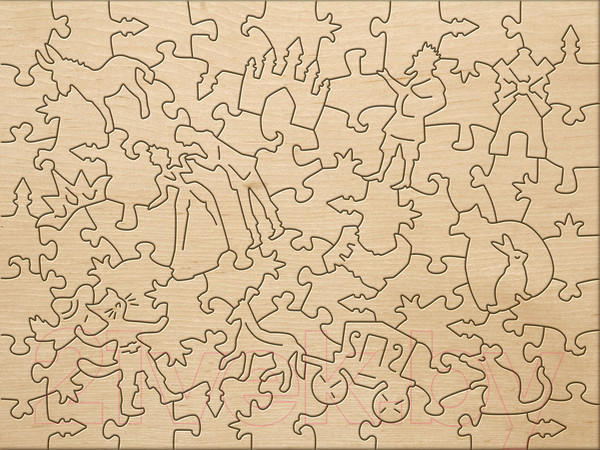 Изображение товара Пазл Нескучные игры Страна Сказок Кот в сапогах / 8326/48
