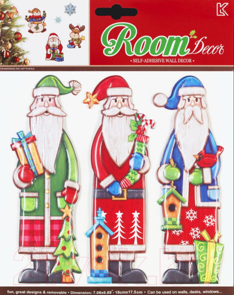 Изображение товара Набор наклеек Erich Krause Три Мороза / 43629