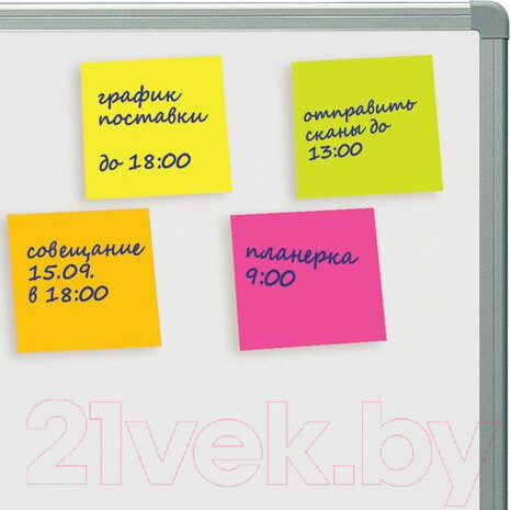 Изображение товара Блок для записей Staff Неоновый / 129349