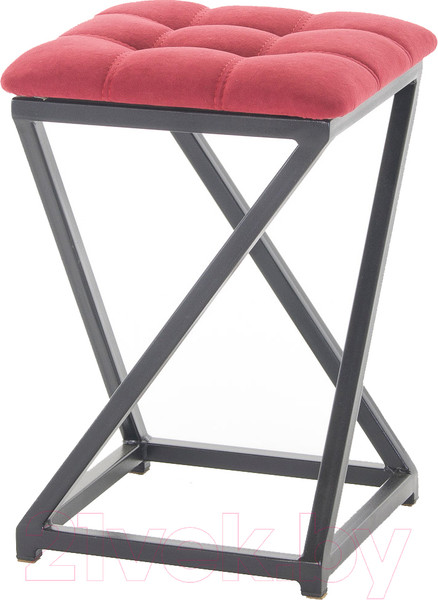 Изображение товара Табурет AMC Comfort 8.1.8 (ткань красный/черный)