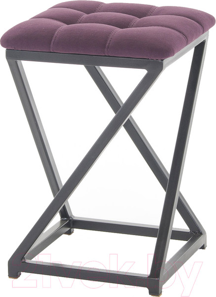Изображение товара Табурет AMC Comfort 8.1.14 (ткань баклажан/черный)