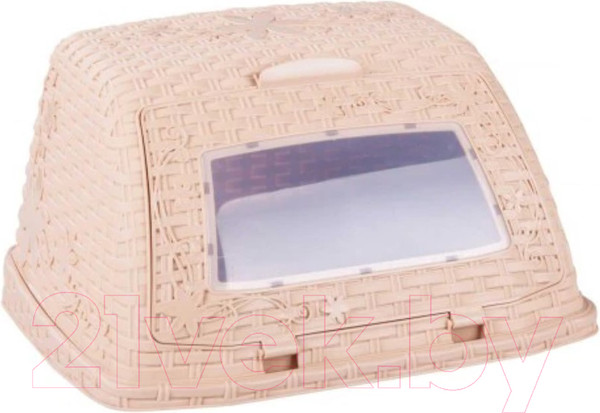 Изображение товара Хлебница Альтернатива Плетенка / М4903 (светло-коричневый)