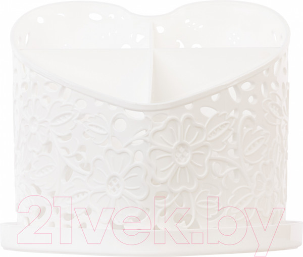 Изображение товара Органайзер для столовых приборов Альтернатива Сердце / М6252 (белый)