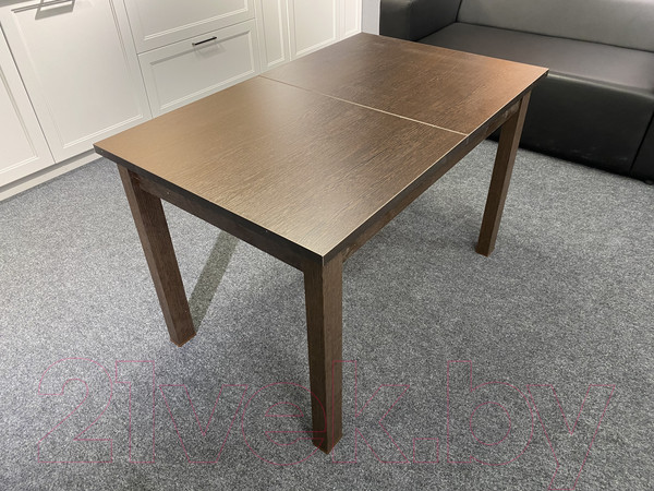 Изображение товара Обеденный стол Senira Кастусь 120-160x75 (венге/венге)