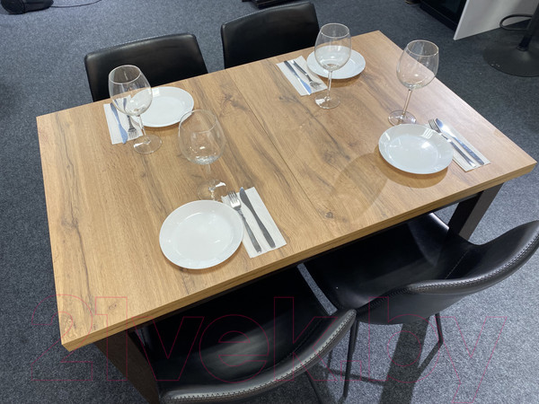 Изображение товара Обеденный стол Senira Кастусь 110-145x70 (дуб вотан/венге)