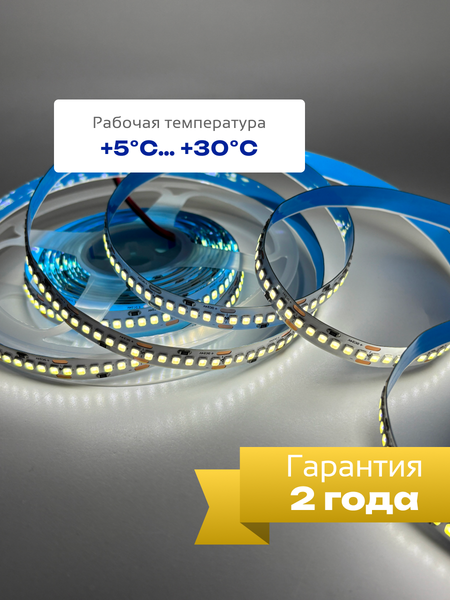 Изображение товара Светодиодная лента Truenergy 24V-240D 19.2W/m 6000K IP20 / 16508 (5м)