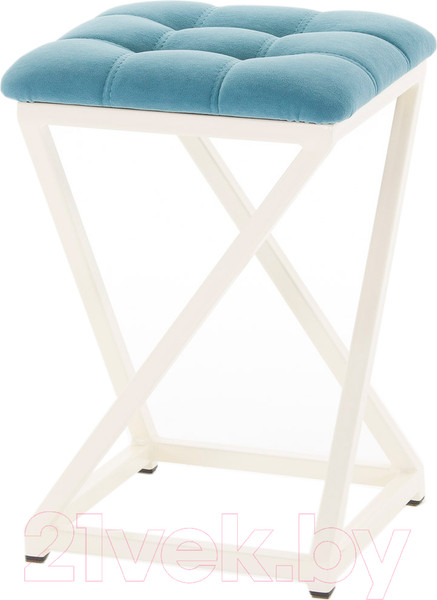 Изображение товара Табурет AMC Comfort 8.3.13 (ткань бирюзовый/слоновая кость)