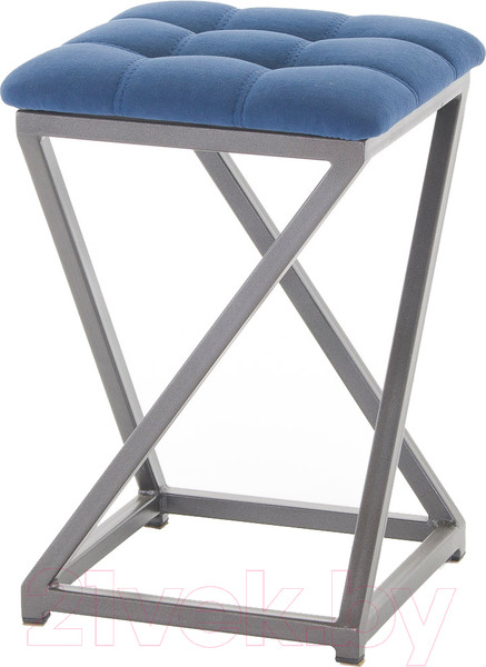Изображение товара Табурет AMC Comfort 8.4.12 (ткань синий/графит)