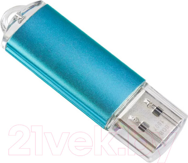 Изображение товара USB flash накопитель Perfeo 8GB E01 / PF-E01N008ES (синий)